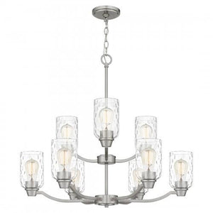 Quoizel ACA5029BN Acacia Chandelier 9 lights brushed nickel Chandelier