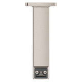Squared Non-Diverting Tub Spout in PVD Brushed Nickel