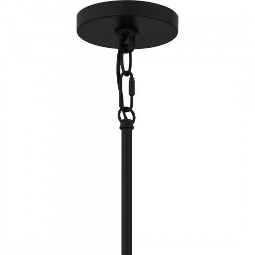 Quoizel CUN5026MBK Cunningham Chandelier 6 lights matte black Chandelier