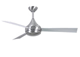 Matthews Fan DA-BS-WH Donaire wet location 3-Blade paddle fan constructed of 316 Marine Grade Stainless Steel