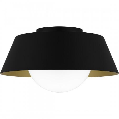 Quoizel QFL6182MBK Quoizel Flush Mount Flush mount 1 light matte black Flush Mount
