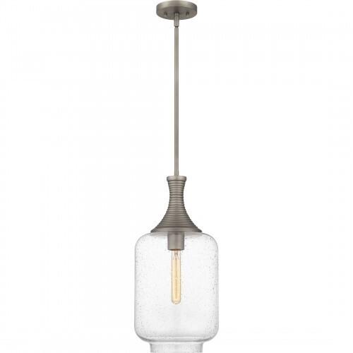 Quoizel QPP6197AN Quoizel Piccolo Pendant Md pendant 1 light antique nickel Mini Pendant