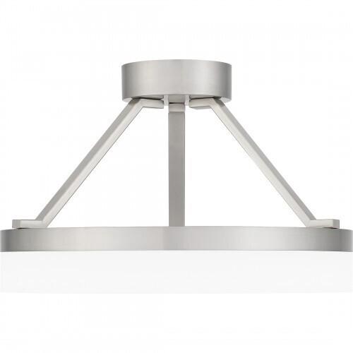 Quoizel PCOH1716BN Cohen Semi flush mount led light brushed nicke Semi-Flush Mount
