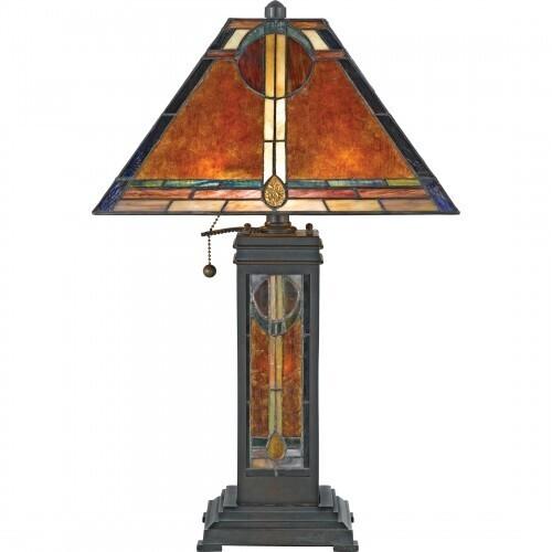 Quoizel NX615TVA San Gabriel Table lamp mica vlnt brnz Table Lamp