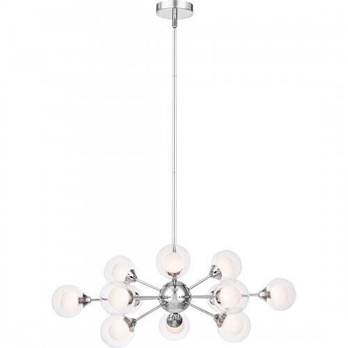 Quoizel PCSB5012C Spellbound 12 light chandelier chrome Chandelier