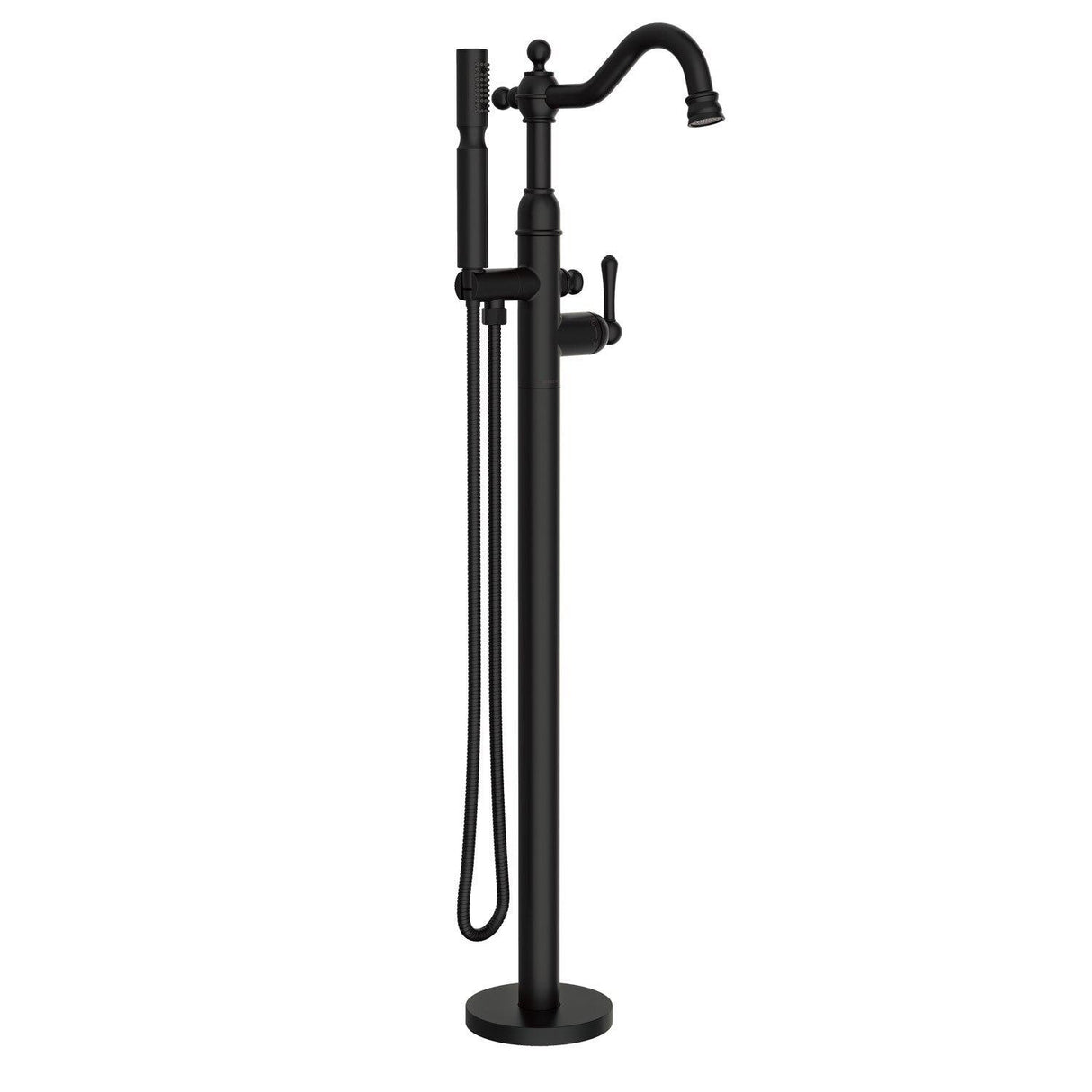 Gerber D300557T Chrome Traditional Floor Mount Tub Filler Trim Kit With Handshower