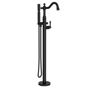 Gerber D300557T Chrome Traditional Floor Mount Tub Filler Trim Kit With Handshower
