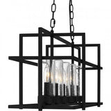 Quoizel DMN537EK Damien Outdoor chandelier 5 lights earth black Island Light