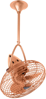 Matthews Fan JD-BRCP-MTL Jarold Direcional ceiling fan in Brushed Copper finish with metal blades.