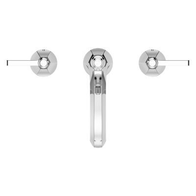 Pfister Polished Chrome Arterra 8" Widespread Lavatory Faucet LG49-DE0C