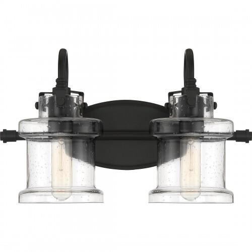 Quoizel DNY8602EK Danbury Bath 2 light earth black Bath Light