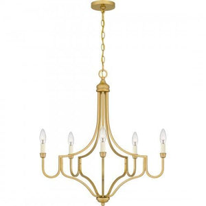 Quoizel MAB5026LG Mabel Chandelier 5 lights light gold Chandelier
