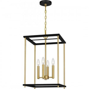 Quoizel KNW2814MBK Kynwyd Pendant 4 lights matte black Pendant