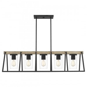 Quoizel BRT3542GK Brockton Outdoor chandelier 5 lights grey ash Island Light