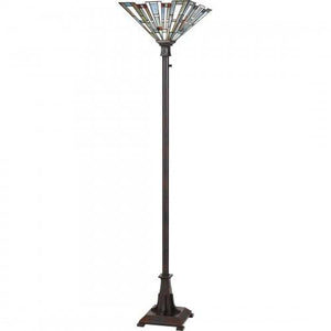 Quoizel TFMK9471VA Maybeck Torchiere tiffany 1 light valiant bronze Floor Lamp