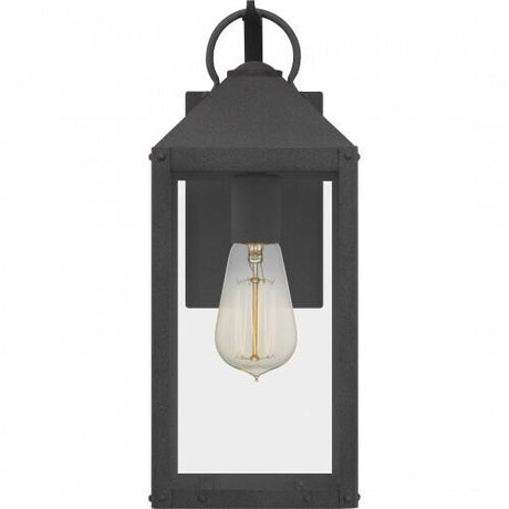 Quoizel TPE8406MB Thorpe Outdoor wall 1 light mottled black Outdoor