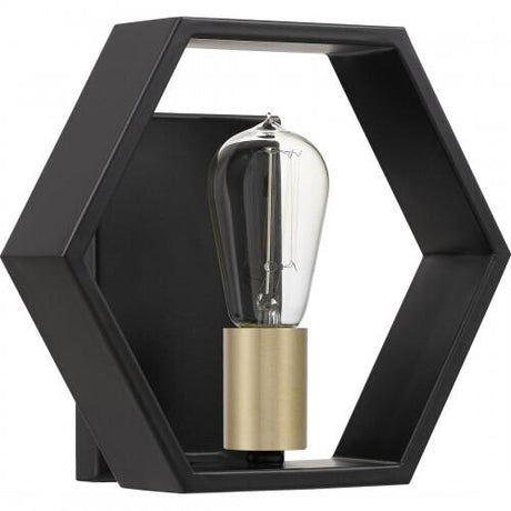 Quoizel BSK8701EK Bismarck 1 light wall sconce earth black Wall Sconce