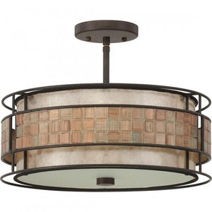 Quoizel MC842SRC Laguna Semi flush renaissance copper Semi-Flush Mount