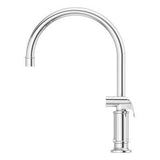 Port Haven 2-Handle Kitchen Faucet with Side Spray in Polished Chrome
