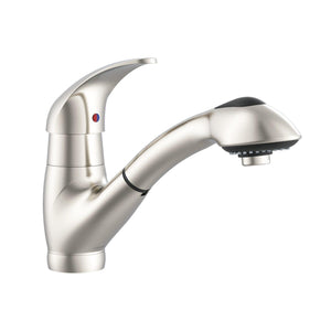 Gerber G0040266SS Stainless Steel Viper Single Handle Pull-out Kitchen Faucet