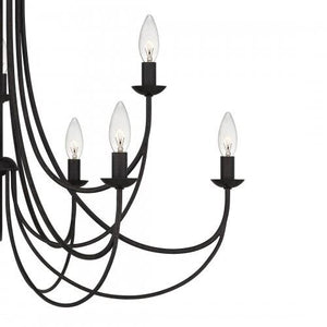 Quoizel MRN5030IB Mirren Chandelier 9 lights imperial bronze Chandelier