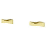 Verve Cross Handle Kit for Widespread, Roman Tub and Thermostatic Shower in Brushed Gold