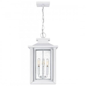 Quoizel WKF1911W Wakefield Outdoor hanging 3 light white lustre Outdoor