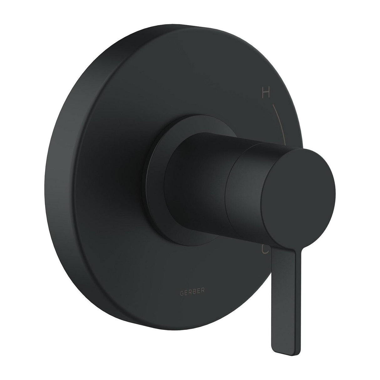 Gerber D510430BSTC Satin Black Amalfi Valve-only Trim Kit