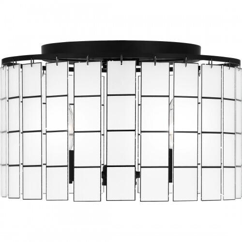 Quoizel SGL1714MBK Seigler Semi flush 3 lights matte black Semi-Flush Mount