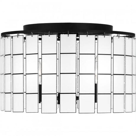 Quoizel SGL1714MBK Seigler Semi flush 3 lights matte black Semi-Flush Mount