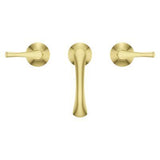 Rhen Widespread Lavatory Faucet in Brushed Gold