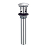 Gerber D495008BS 1 1/4" Drain With Overflow With Cover & Grid Strainer - Satin Black