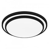 Quoizel IVG1616MBK Irving Flushmount led matte black Semi-Flush Mount