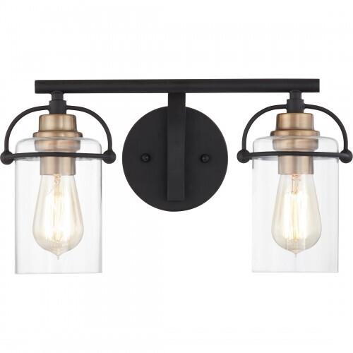 Quoizel EMR8602MBK Emerson Bath 2 light matte black Bath