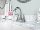 Saxton 2-Handle 4" Centerset Bathroom Faucet in Polished Chrome