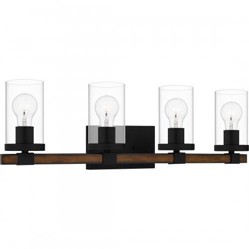 Quoizel NTH8629MBK Nottinghill Bath 4 lights matte black Bath Light