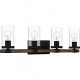 Quoizel NTH8629MBK Nottinghill Bath 4 lights matte black Bath Light