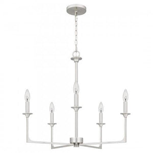 Quoizel PRC5026BN Prescott Chandelier 5 lights brushed nickel Chandelier