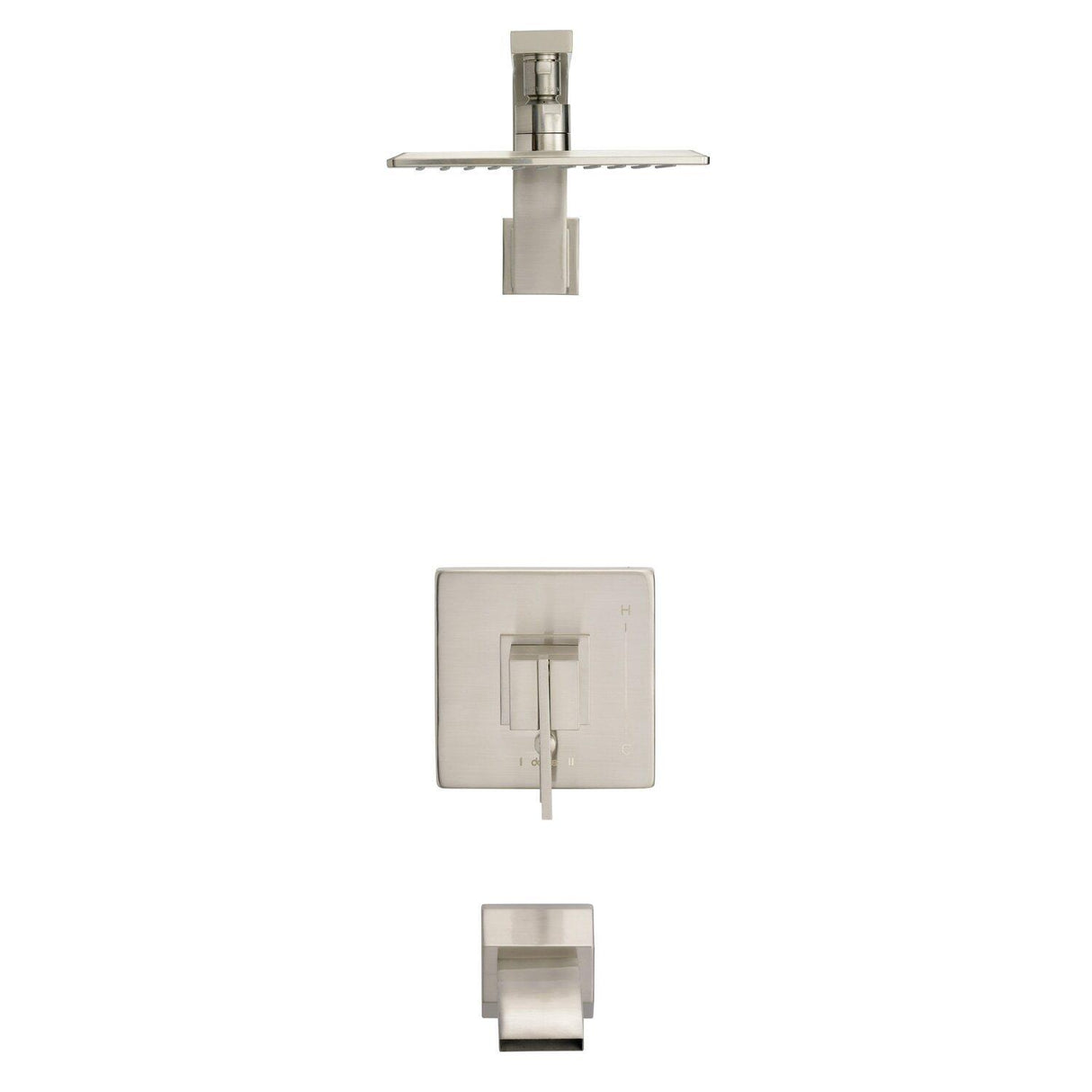 Gerber D511044TC Chrome Sirius Tub & Shower Trim Kit, 1.75GPM