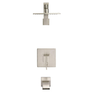 Gerber D511044BNTC Brushed Nickel Sirius Tub & Shower Trim Kit, 1.75GPM