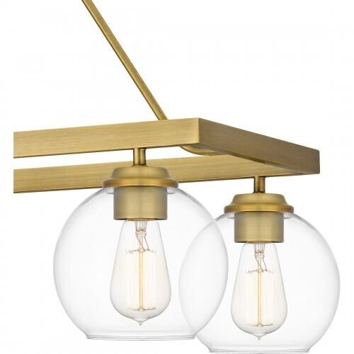 Quoizel CLD637AB Celadon Island 6 lights aged brass Island Light