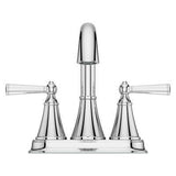 Saxton 2-Handle 4" Centerset Bathroom Faucet in Polished Chrome