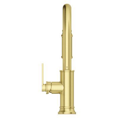 Pfister Brushed Gold 1-handle Pull-down Kitchen Faucet