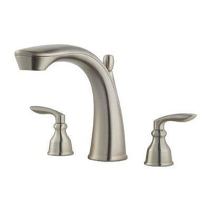 Pfister Brushed Nickel Avalon 3-hole Roman Tub, Trim Only RT6-5CB1K