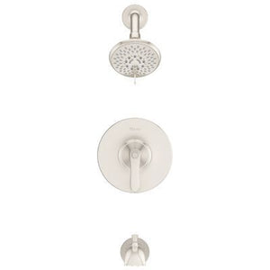 Pfister Brushed Nickel Weller 1-handle Tub & Shower, Trim Only LG89-8WRK