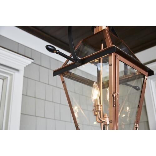 Quoizel RO1914AC Rue De Royal Outdoor hang lntrn aged copper Outdoor Lantern