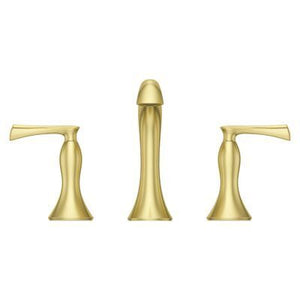 Pfister Brushed Gold 2-handle 8" Widespread Bathroom Faucet LG49-RH3BG