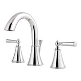 Saxton 2-Handle 8" Widespread Bathroom Faucet in Polished Chrome