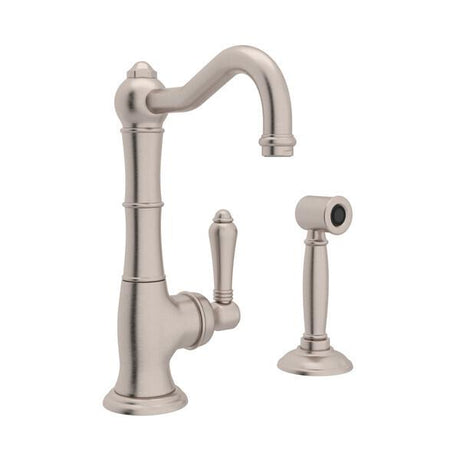 ROHL A3650LMWSSTN-2 Acqui® Kitchen Faucet With Side Spray
