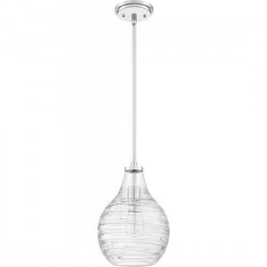 Quoizel QPP4019C Genie Mini pendant 1 light polish chrome Mini Pendant